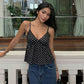 Lace Sling Printed Sexy Vest Top