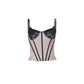 Polka Dot Lace Boning V-Neck Slim Cami Vest