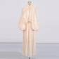 Batwing Sleeve Lace-Up High-Grade Maxi Dress