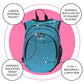 O3KCBP025 Obersee Mini Preschool Backpack for Girls with integrated