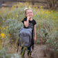 O3KCBP025 Obersee Mini Preschool Backpack for Girls with integrated