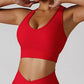 3-piece seamless yoga set with jacket, bra and leggings – view 4
