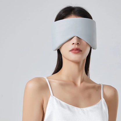 Adjustable Silk Sleep Mask for Total Blackout Unisex Full Size Large