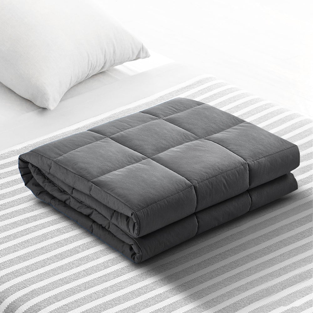 Weighted Blanket Adult 5KG Heavy Gravity Blankets Microfibre Cover