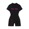 Women's Quarter-Zip Short Sleeve Romper