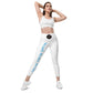 ONVA My Path pocket leggings, white and blue – view 32