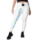 ONVA My Path pocket leggings, white and blue – view 10