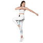 ONVA My Path pocket leggings, white and blue – view 33