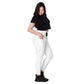 ONVA My Path pocket leggings, white and blue – view 7