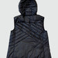 Powerstripe Eco-Friendly Down Hooded Vest