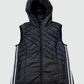 Powerstripe Eco-Friendly Down Hooded Vest