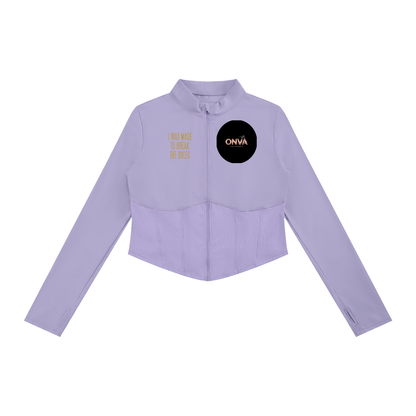 Women's Slim Fit Full-Zip Yoga Jacket
