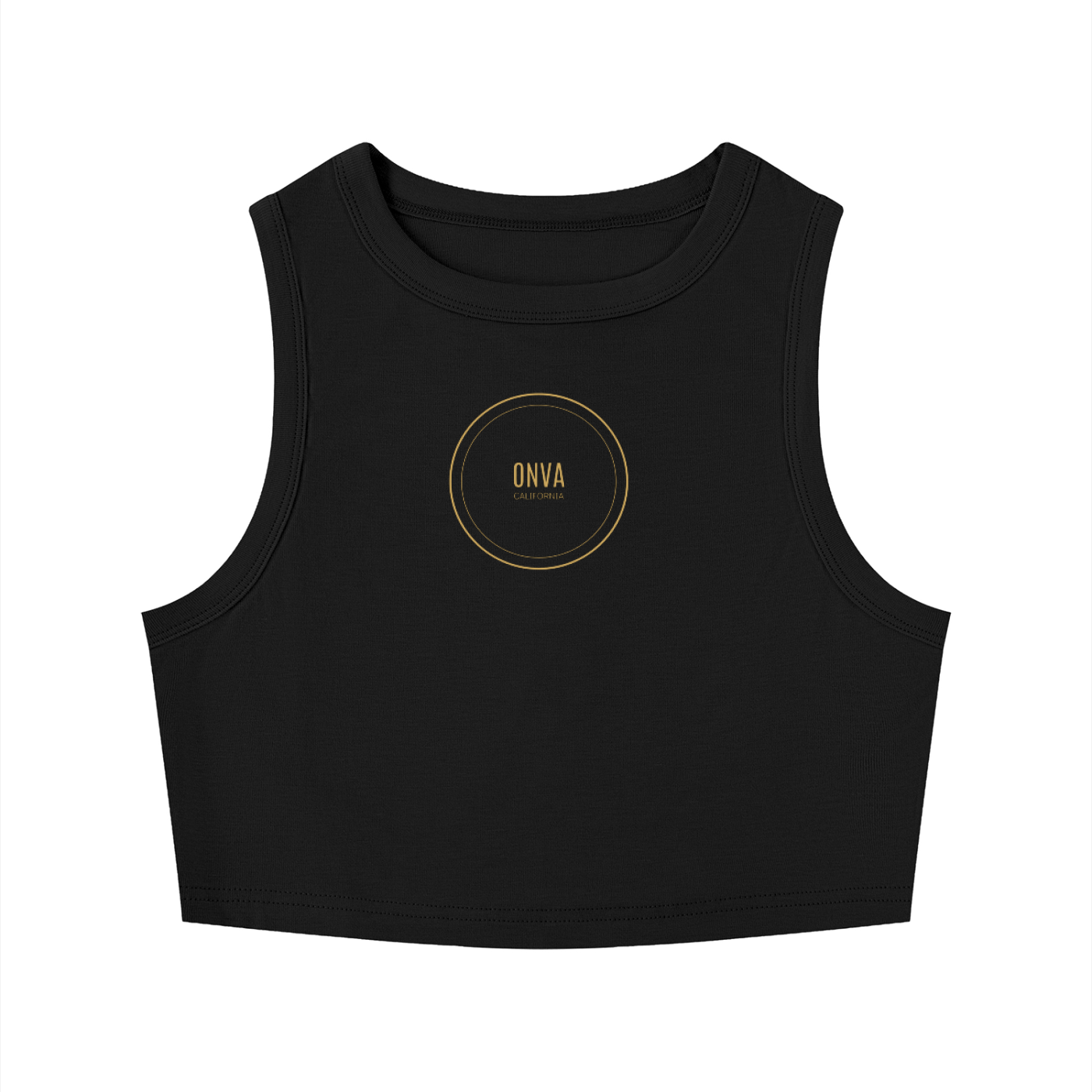 Women's Tight Crewneck Crop Tank Top