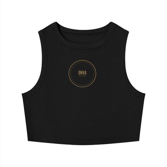Women's Tight Crewneck Crop Tank Top