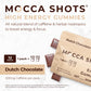 Mocca Shots Energy Gummies with Caffeine Dutch Chocolate 12 Packs