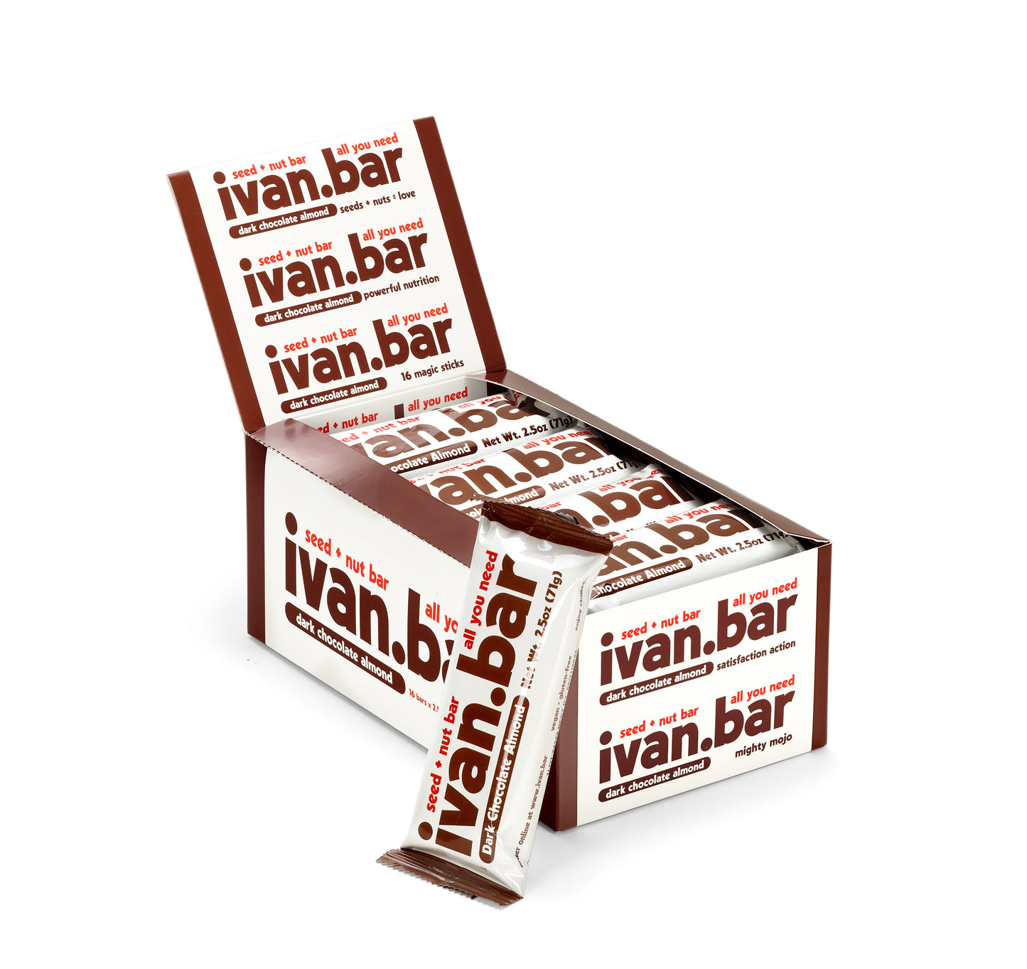Dark Chocolate Almond 2.5oz 16 count