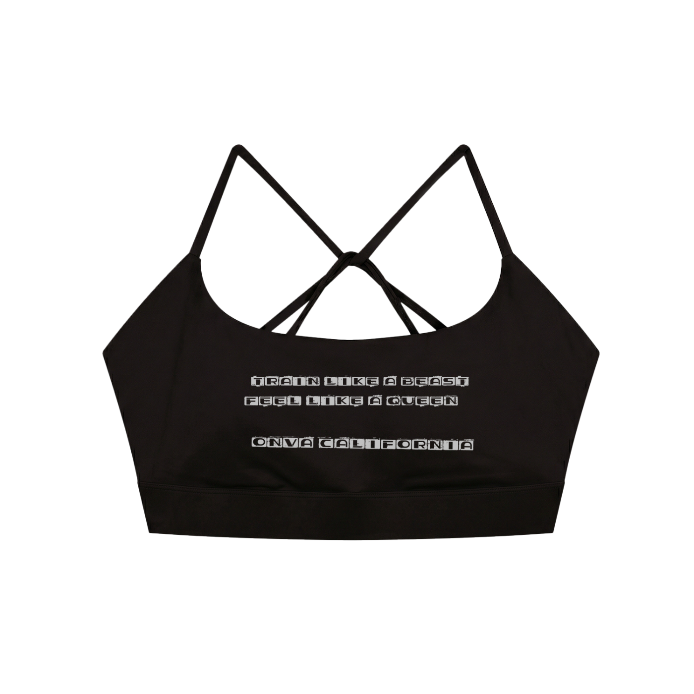 Strappy Criss Cross Yoga Sports Bra