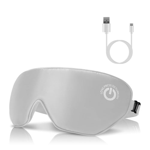 Cordless Heated Eye Mask Silk Sleep Eye Compress Mask For Dry Eyes