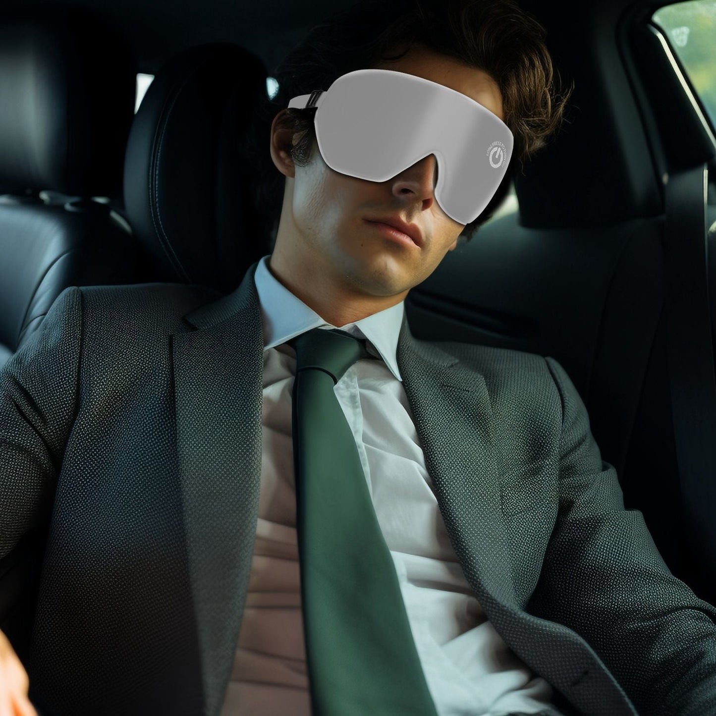 Cordless Heated Eye Mask Silk Sleep Eye Compress Mask For Dry Eyes