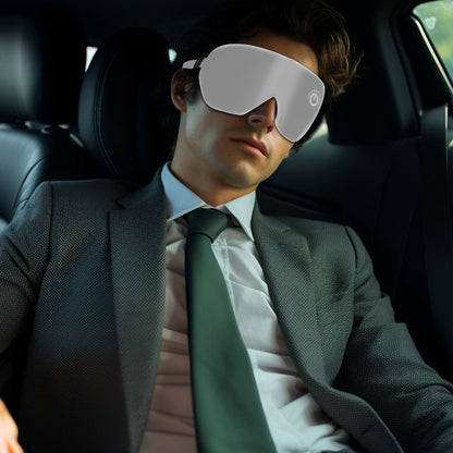 Cordless Heated Eye Mask Silk Sleep Eye Compress Mask For Dry Eyes