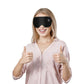 Cordless Heated Eye Mask Silk Sleep Eye Compress Mask For Dry Eyes