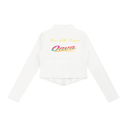 Women's Slim Fit Full-Zip Yoga Jacket