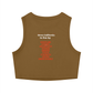 Women's Tight Crewneck Crop Tank Top