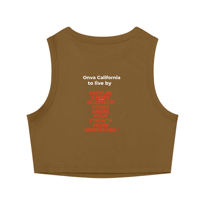 Women's Tight Crewneck Crop Tank Top