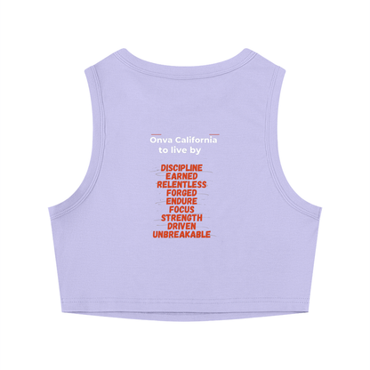 Women's Tight Crewneck Crop Tank Top