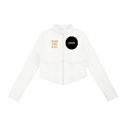 Women's Slim Fit Full-Zip Yoga Jacket