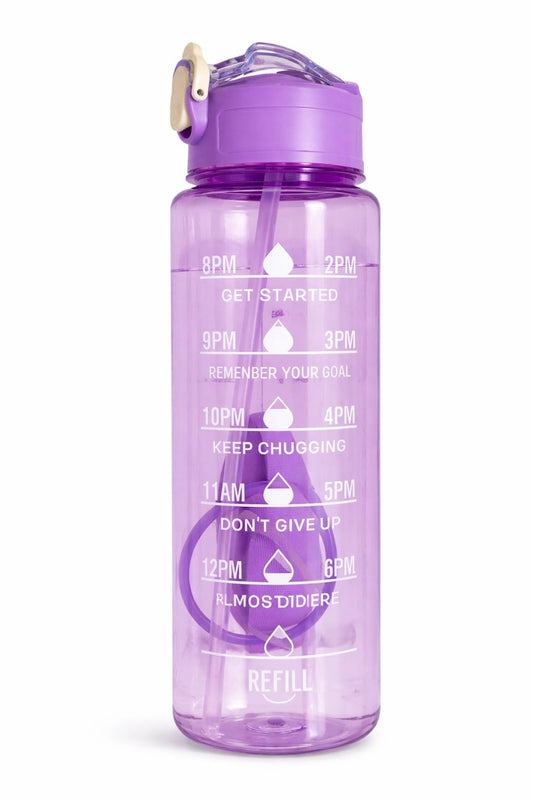 Motivational Time Marker Water Bottle