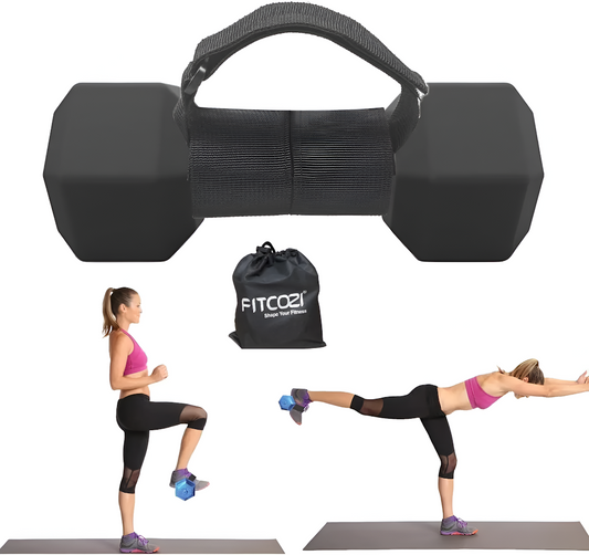 Adjustable Weight Dumbbell Ankle Strap Size 3 inch Color BLACK