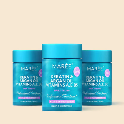 Hair Oil Capsules for Frizzy Hair