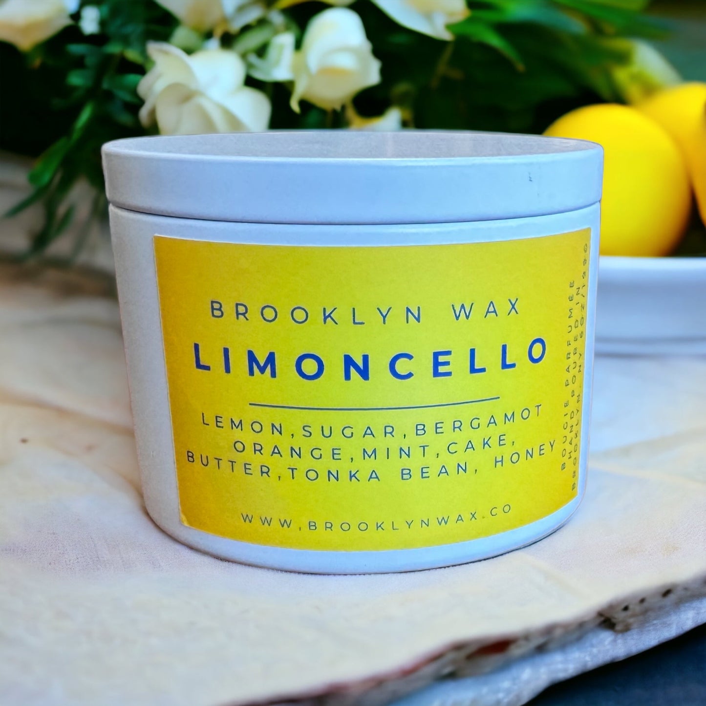 Limoncello Scented Candle Tin — 6oz