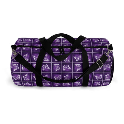 Purple Butterfly Duffel Bag | Bold Gym & Travel Bag