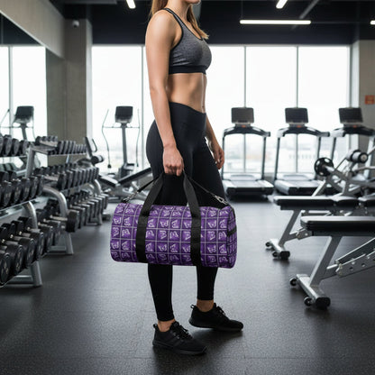 Purple Butterfly Duffel Bag | Bold Gym & Travel Bag