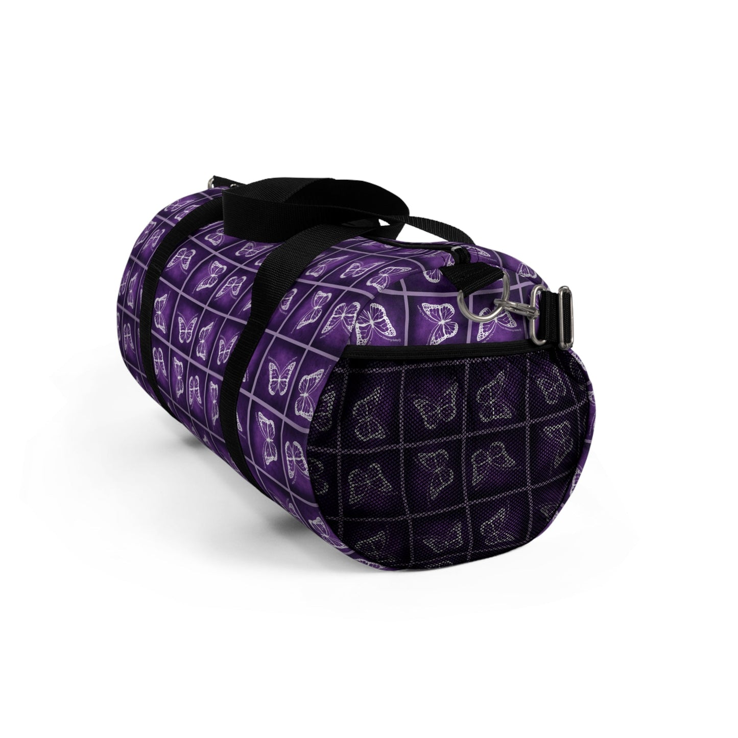 Purple Butterfly Duffel Bag | Bold Gym & Travel Bag