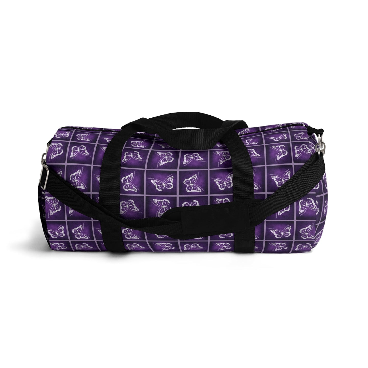 Purple Butterfly Duffel Bag | Bold Gym & Travel Bag