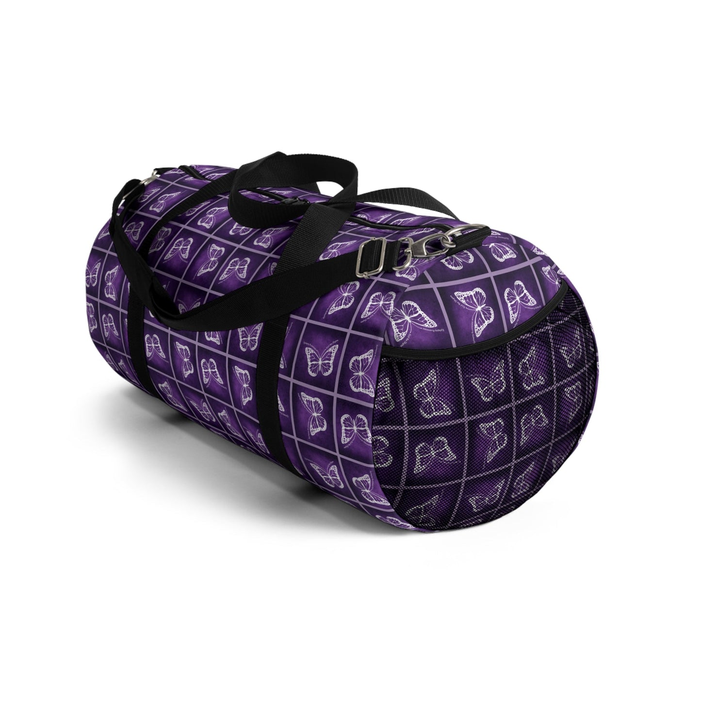 Purple Butterfly Duffel Bag | Bold Gym & Travel Bag