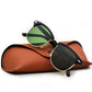 Excellent Quality Fashion Designer Sunglasses Semi Rimless Sun Glasses